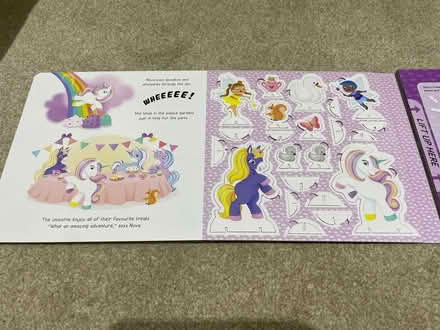 Photo of free Unicorn book/press out play set (SM4) #3