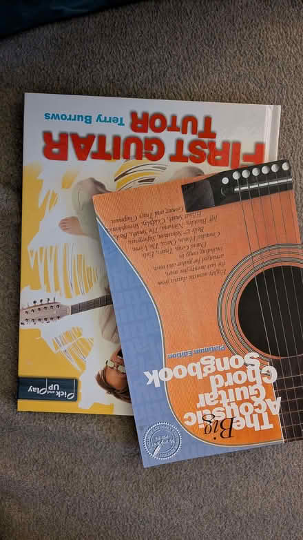 Photo of free 2 guitar tuition books (Llangefni LL77) #1