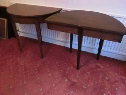 Photo of free 2 x Half Round Extension Table Ends (North Ascot SL5) #2
