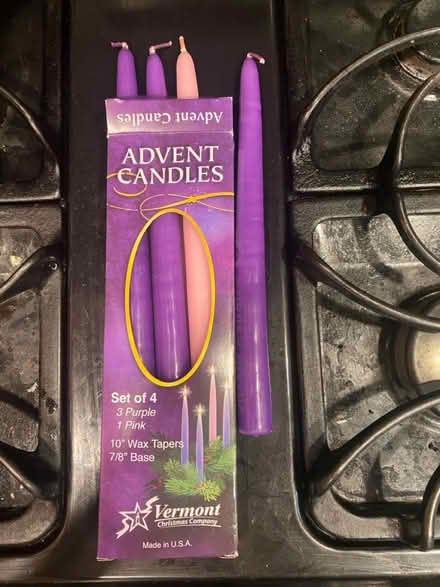 Photo of free Advent wreath and candles (Malden Center) #2