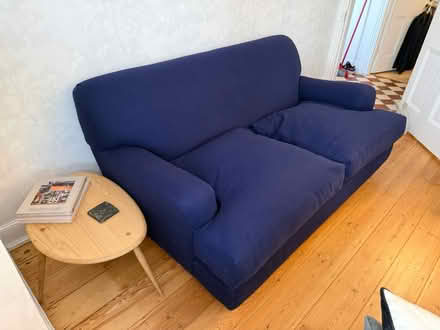 Photo of free Heals 3 Seater Sofa, Wool, Navy (Epsom) #1