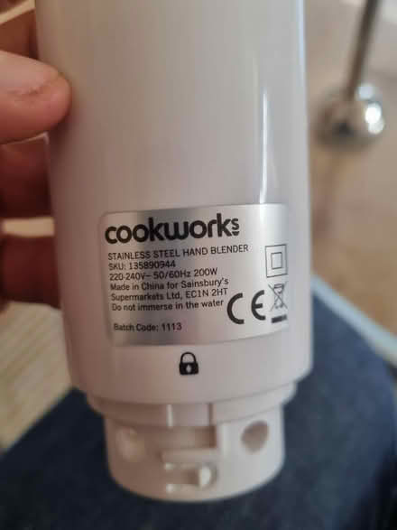 Photo of free Cookbooks hand blender stick only (EN11 rye house area) #3