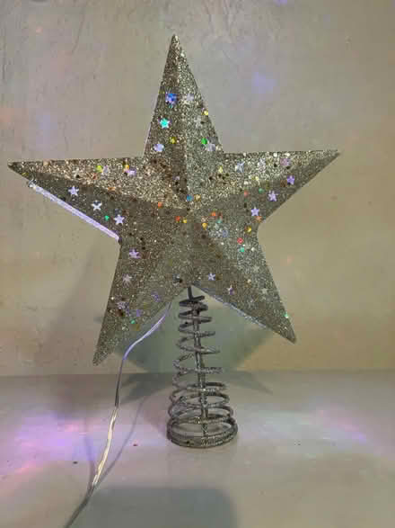 Photo of free Silver star Christmas tree topper (Sunnyvale - Ponderosa Park) #1
