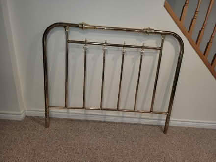 Photo of free Twin Bed Frame and Headboard (Third line and Rebecca) #1