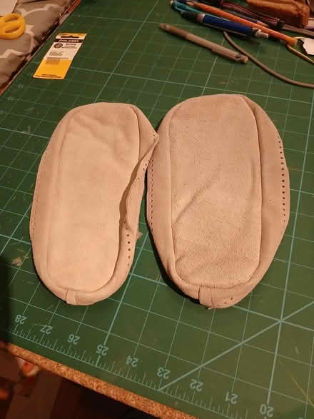 Photo of free Suede and sheep skin slipper soles (Yonge and Sheppard) #2
