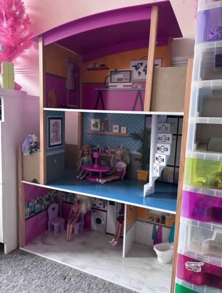 Photo of free 3 story dolls / Barbie house (Canford Heath BH17 8) #1