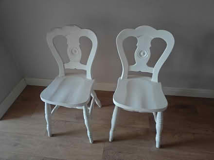 Photo of free Two wooden chairs (Ramsbottom BL0) #1