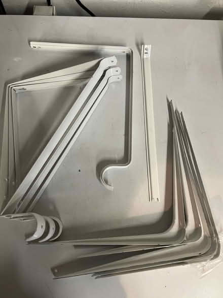 Photo of free Assorted shelving brackets (Sunnyvale - Ponderosa Park) #1