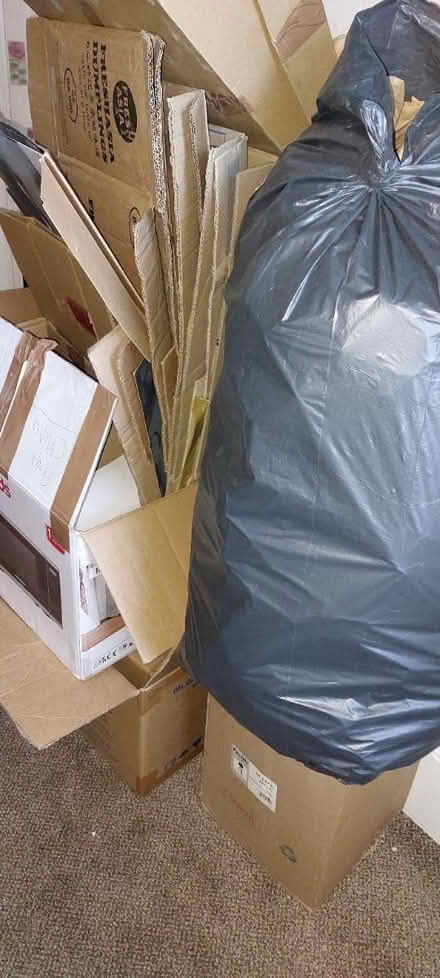 Photo of free Cardboard boxes 5 large, 15 smaller (Glasgow Linthouse G51) #2