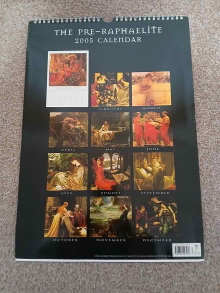 Photo of free Pre-Raphaelite Calendar (Lark Lane Area L17) #2