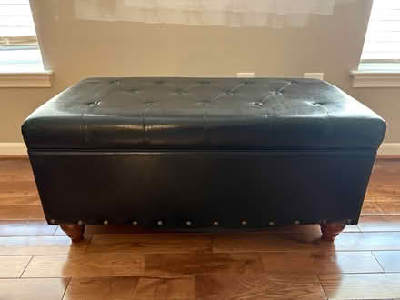 Photo of free Faux leather bench (Aldie) #3