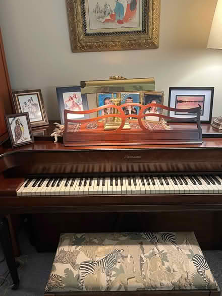 Photo of free Acrosonic piano, bench and light (SE AA) #1