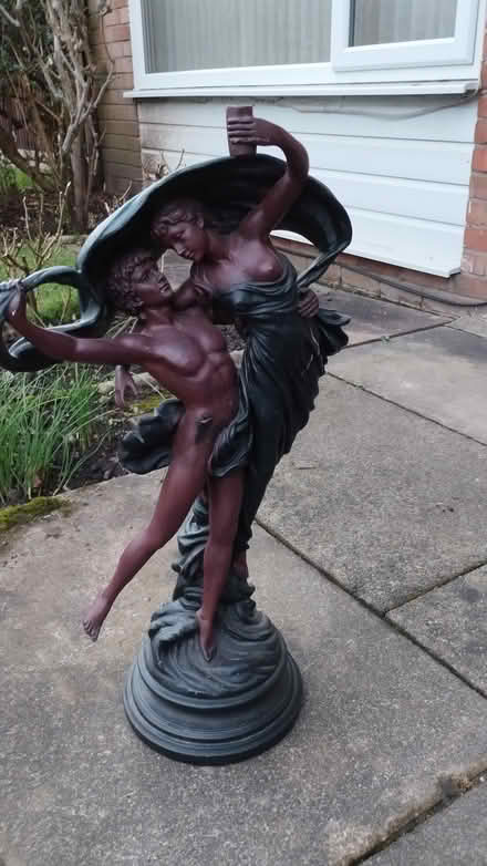 Photo of free Cast resin statue of two figures (Stockport SK4) #1