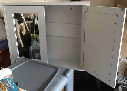 Photo of free New, White Bathroom Cabinate (Liverpool L6) #2