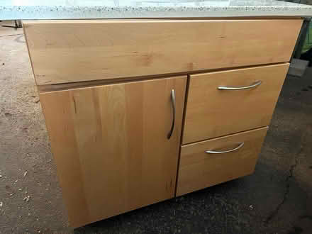 Photo of free Bathroom cabinet w/sink, commode + (Village of Rhinebeck) #2