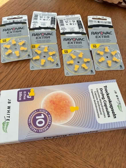 Photo of free Hearing aid batteries, drying capsules (Ludlow SY8) #1