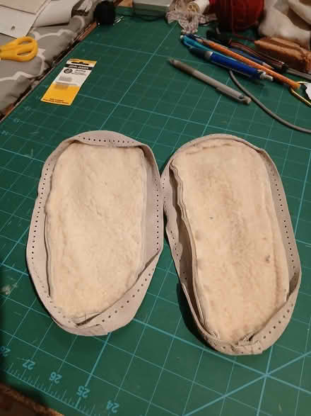 Photo of free Suede and sheep skin slipper soles (Yonge and Sheppard) #1