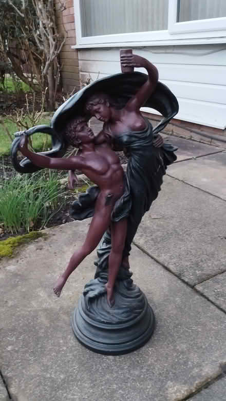 Photo of free Cast resin statue of two figures (Stockport SK4) #2