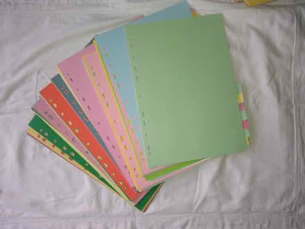 Photo of free Filing dividers (Clifton BS8) #1