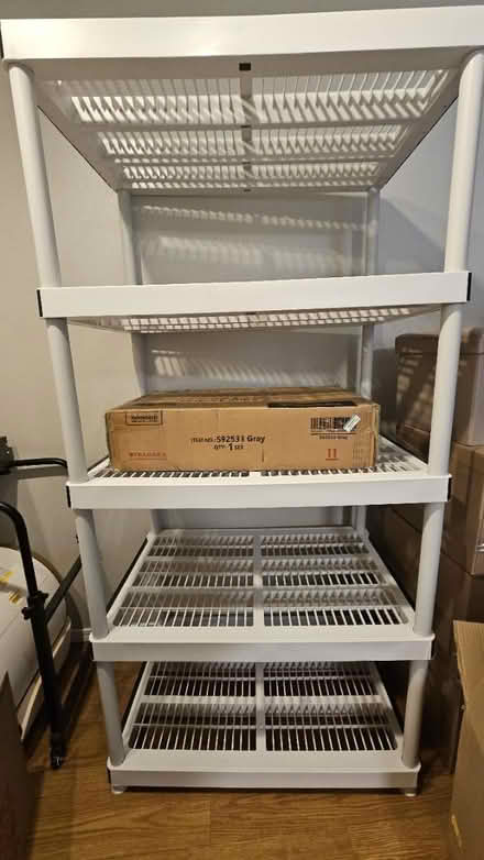 Photo of free Plastic Shelving for Garage (Bellevue, WA) #1