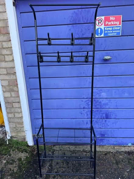 Photo of free Freestanding shoe rack& coat hooks (BR3) #1