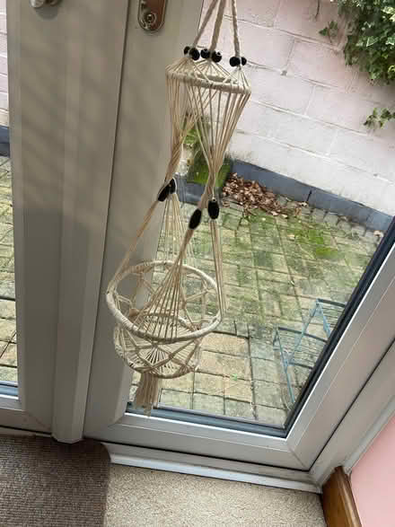 Photo of free Macramé hanging plant holder (Colwall Stone WR13) #1