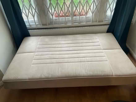 Photo of free Beige click clack sofa bed (London, Dalston E8) #1