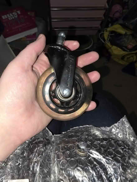 Photo of free PC chair replacement wheels (CH43 prenton) #1