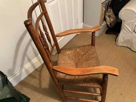 Photo of free Wooden arm chair (Litton BA3) #2