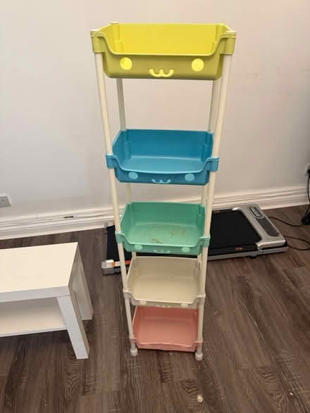 Photo of free Plastic toy shelf (Cuffley) #2