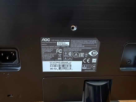 Photo of free 22” VGA Monitor (Near Wootton High School) #4