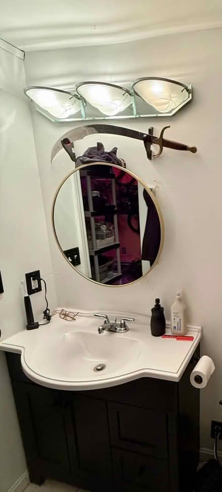 Photo of free Bathroom wall light (Newtonville) #1