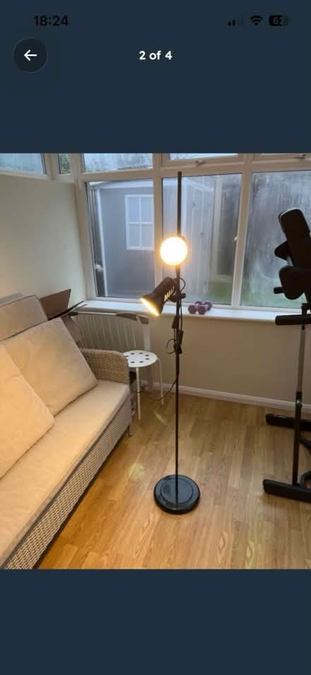 Photo of free Tall lamp - repost due to no show (Rainworth) #2