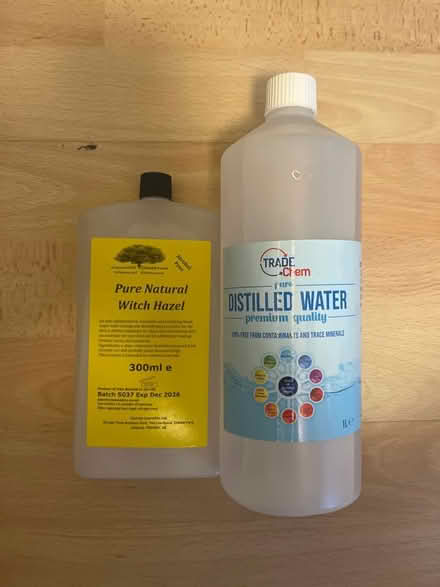 Photo of free Witch Hazel and distilled water (Chorlton M21) #1