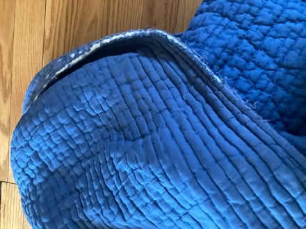 Photo of free Large (90x92”) comforter with wear (Davis) #3