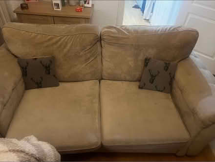Photo of free Cream sofas (Gateshead NE9) #2