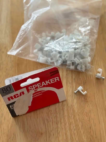 Photo of free Speaker wire clips (Downtown Sunnyvale) #1