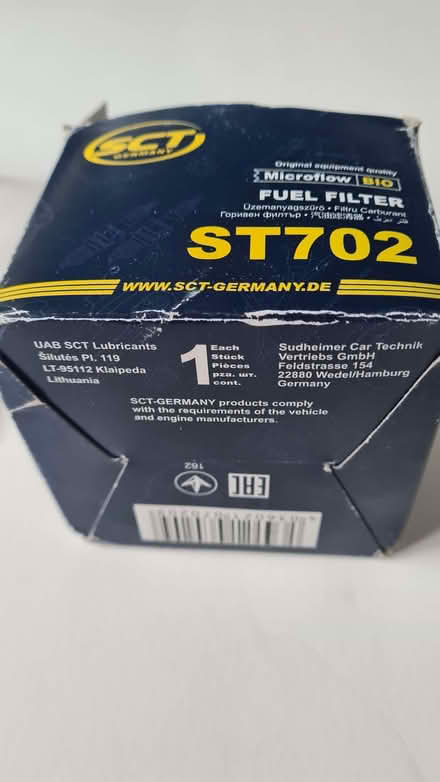 Photo of free SCT ST702 fuel filter (Dereham Rd area NR2) #4