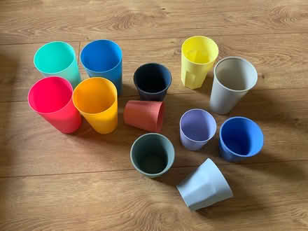 Photo of free Sturdy plastic cups/tumblers (Riseley, Bedford) #1
