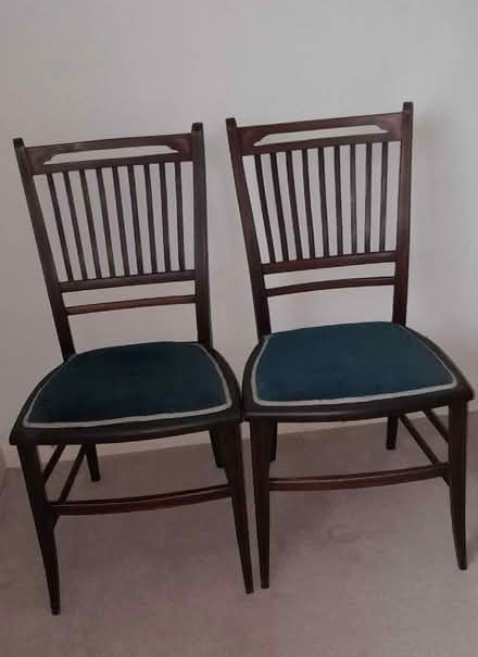Photo of free 4 dining chairs, 2 x pair (Ringmer BN8) #1