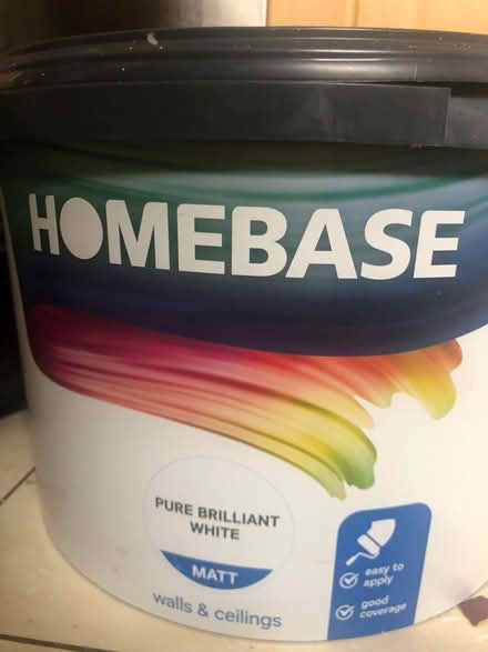 Photo of free 10Litre Brilliant White Matt Paint (Abington) #1