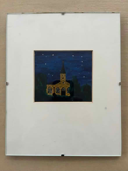 Photo of free Original painting of Currie Kirk (Goldenacre EH3) #1