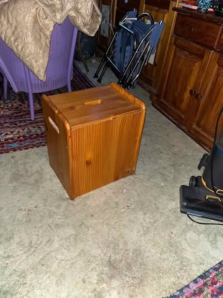 Photo of free Pine storage/seat/laundry box (Newton Abbot) #1
