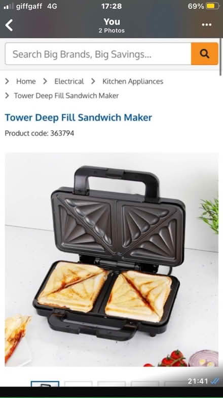 Photo of sandwitch toaster new (London) #1
