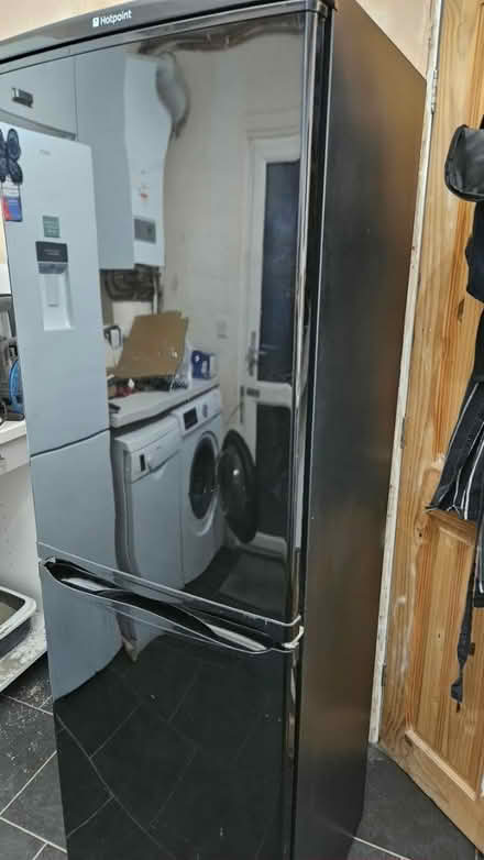 Photo of free Hotpoint fridge freezer (Somercotes, Alfreton DE55) #1