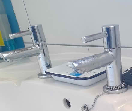 Photo of free Bathroom basin pedestal and taps (SW Edinburgh EH14) #4