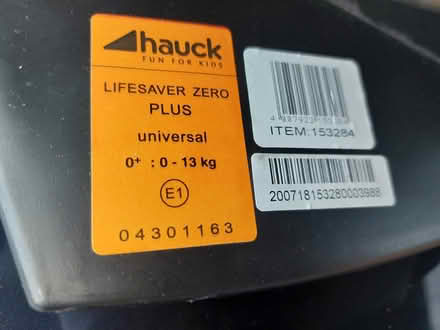 Photo of free Baby car seat 0 to 13kg, AL7 (Panshanger AL7) #2