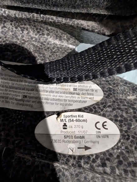 Photo of free Adjustable Bicycle Helmet 54-60cm Silver/Red/Blue (Raynes Park SW20) #3