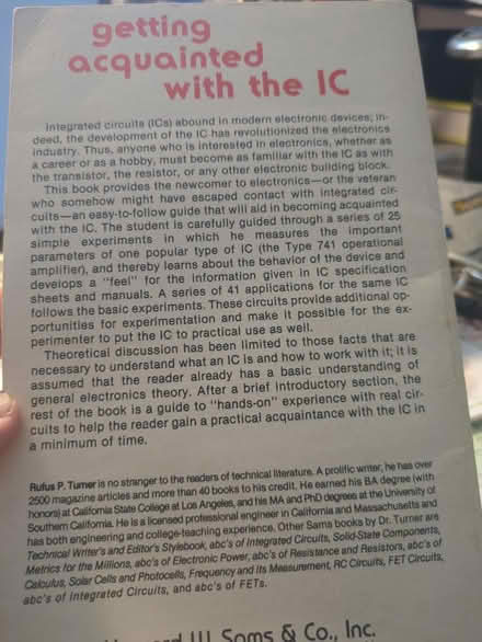 Photo of free Integrated circuit book (Leonardo/Middletown) #2