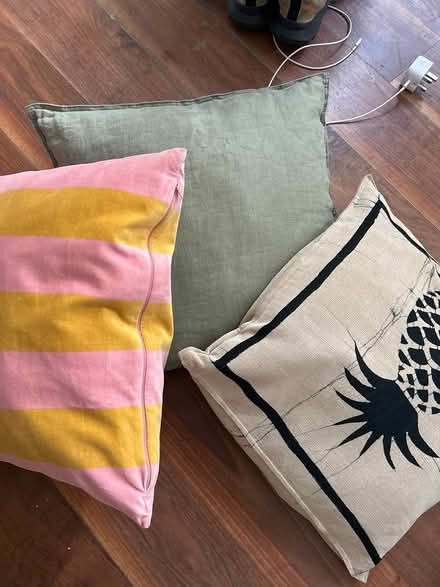 Photo of free Colourful couch cushions (Se5 7RW) #1